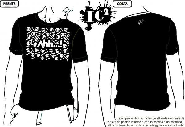 Camisa Ic2 - Desenho - Caveira4