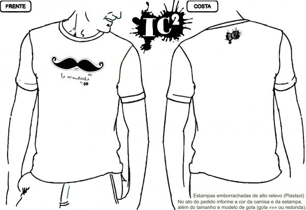 Camisa Ic2 - Desenho - le moustach2