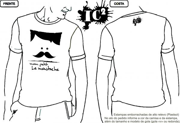 Camisa Ic2 - Desenho - le moustach3