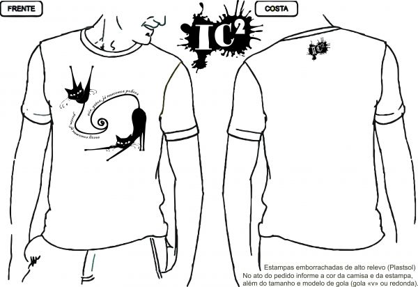 Camisa Ic2 - Desenho - Nós, Gatos