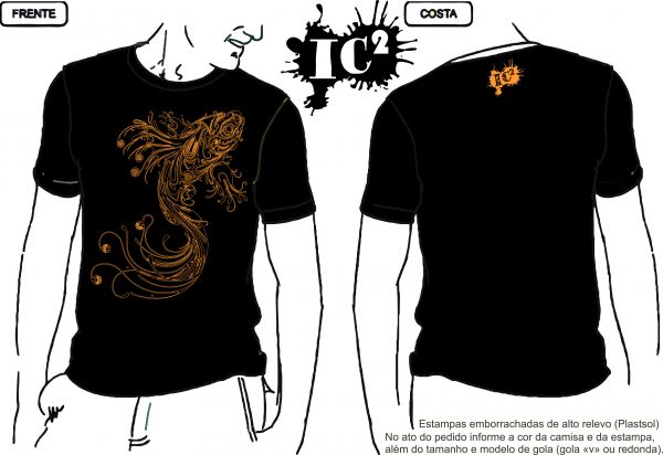 Camisa Ic2 - Natureza - Peixe preta